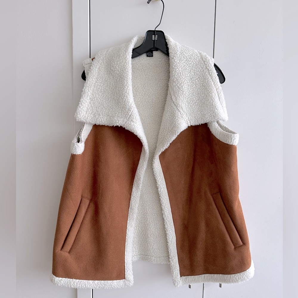 Womens shearling vest